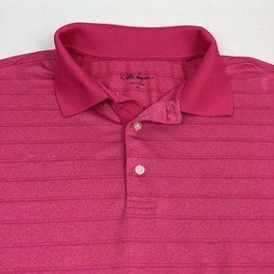 Walter Hagen Mens S/S Golf Shirt Size XL Pink Polo